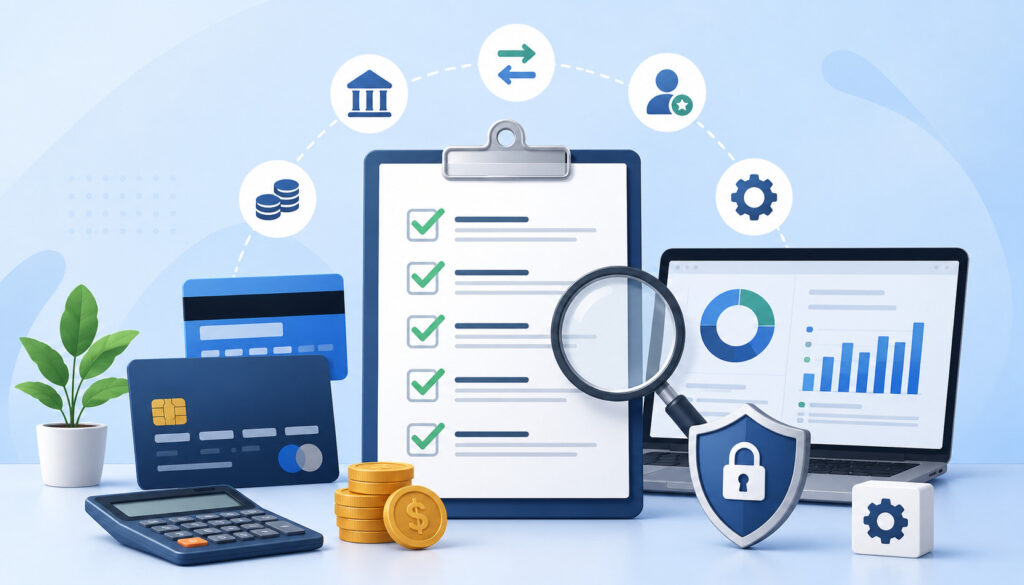 Checklist for switching payment processors